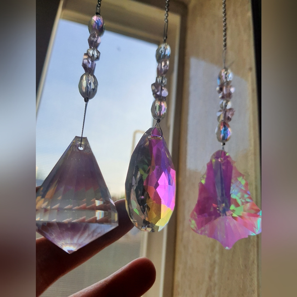 Handmade Suncatchers with Glass Beads
